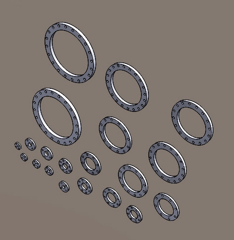 钢法兰DN10到DN600